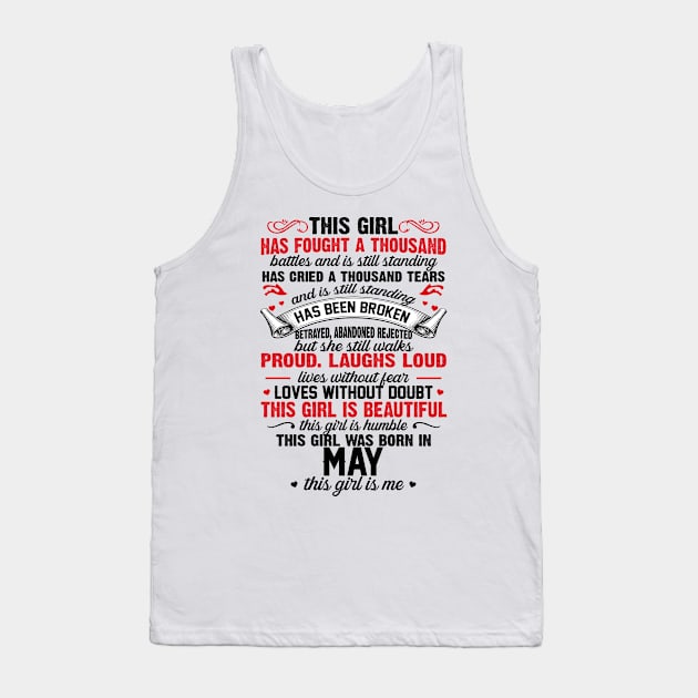 This Girl Was Born In May Tank Top by xylalevans